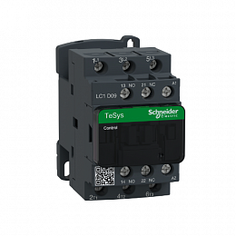 Контактор 3-х полюсный 9A 24В AC 1НО+1НЗ 50/60Гц  Schneider Electric. Вид 1
