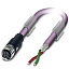 SAC-2P- 5,0-910/FSB SCO Системный кабель шины, PROFIBUS (12 Мбит/с), 2-полюсн., Phoenix Contact. Вид 1.