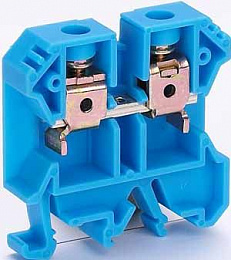 ЗН101-16-100A-08 Клеммник наборный 100A 3-16 мм² (синий) DEKraft. Вид 1