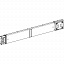 Секция прямая 400a, с огнен. барьером (800 - 1900) Canalis KSA Schneider Electric. Вид 1.