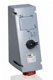 432 MPR6W Розетка с УЗО в боксе 32А, 3Р+N+Е, IP67 АВВ. Вид 1