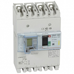 DPX3 160 Термо-магнитный 4-полюсный автомат с дифф. защитой 125А, 16kA Legrand. Вид 1