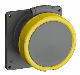 Розетка с прямым фланцем easy&safe 332eru4w,32a,3p+e,ip67,4ч ABB. Вид 1