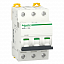 iK60N 3P 25А Автоматический выключатель 3-полюсный, 25А, 6кА (хар-ка C) Schneider Electric. Вид 1.