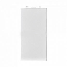 N2100 BL Заглушка 1-модульная, серия Zenit, цвет альпийский белый ABB. Вид 1