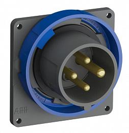 Вилка с прямым фланцем easy&safe 316ebu9w,16a,3p+e,ip67,9ч ABB. Вид 1