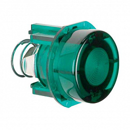 Заглушка для нажимной кнопки и светового сигнала Е10 (зеленый, прозрачный) Berker. Вид 1