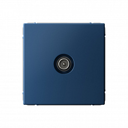 Розетка TV, проходная 4DB, механизм (аквамарин) ARTGALLERY Systeme Electric. Вид 1