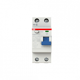F202 A 25/30 Блок утечки тока 2-полюсный, 25A, 30mA, тип А (УЗО) ABB. Вид 1