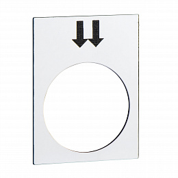 Маркировка для кнопки, zb2by4908 Schneider Electric. Вид 1