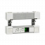 Блок на струбцинах верх(2хроз+2usb a/c) низ(2хроз+место д/rj) (белый/сер.ткань) Unica System+ Schneider Electric. Вид 1.
