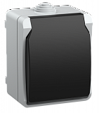 РСб20-3-ФСр Розетка одноместная с з/к для открытой установки IP54 ИЭК