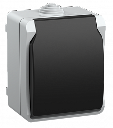 РСб20-3-ФСр Розетка одноместная с з/к для открытой установки IP54 ИЭК. Вид 1