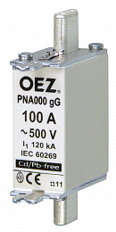 PNA000 Плавкая вставка 100A gG OEZ. Вид 1