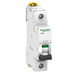 iC60N 1P 20А Автоматический выключатель 1-полюсный, 20А, 6кА (хар-ка B) Schneider Electric. Вид 1