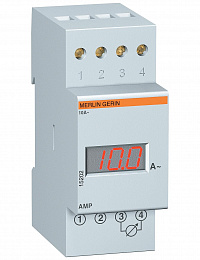 15202 Амперметр цифровой прямого включения 0-10а на din рейку Schneider Electric. Вид 1