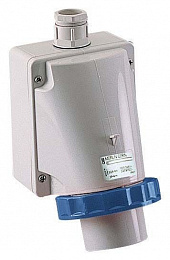 Настен вилка винт 16а 2p+e ip67 220в Schneider Electric. Вид 1