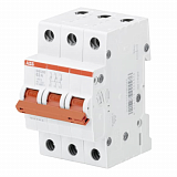 SHD203/16 Рубильник 3-полюсный модульный 16А (красный рычаг) ABB