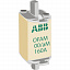 OFAA00AM125 Плавкая вставка 125А, размер 00, тип aM, 690В AC ABB. Вид 1.
