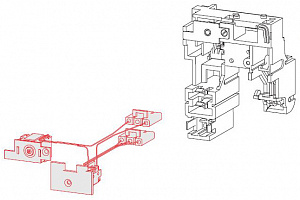 1SDA0 58262 R1 Контакт аварийного срабатывания расцепителя с дист. сбросом 110-130V Emax ABB. Вид 1