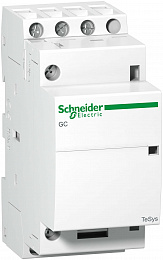 Модульный контактор 3полюса (3но).25а. цепь управления 220в 60гц Schneider Electric. Вид 1