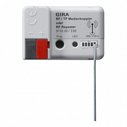 KNX Медийный соединитель KNX RF//TP или повторитель RF Gira. Вид 1