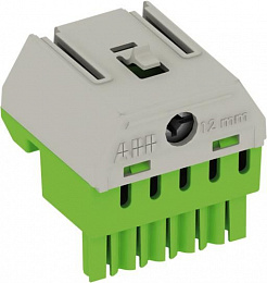 ZK51G Клеммник PE 5x4 + 1x25 мм2  ABB. Вид 1