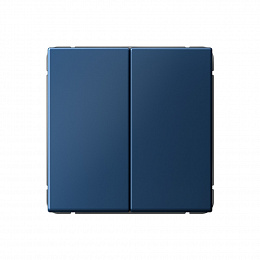 Выключатель 2-кл. кнопочный, сх.2, 10А, механизм (аквамарин) ARTGALLERY Systeme Electric. Вид 1