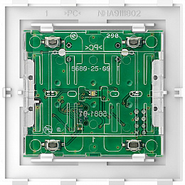 Кнопочный модуль comfort, 2-клавишный Merten D-Life Schneider Electric. Вид 1