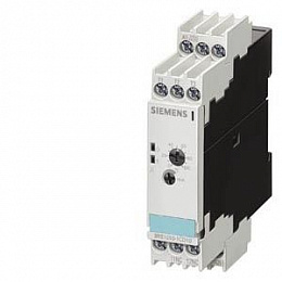 Реле контроля температуры PT100, 0-200 градусов C, 110-120/220-240V AC 1З+1Р, (принцип остаточного тока)  Siemens. Вид 1