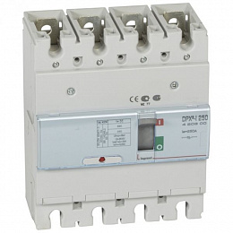DPX3 250 Термо-магнитный 4-полюсный автомат 250А, 25kA Legrand. Вид 1