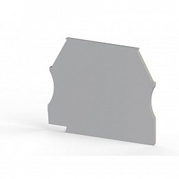 NPP 2,5-10 Торцевой изолятор на клеммники AVK2.5-10/AVK RD2,5-4 (серый) Klemsan. Вид 1