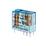 Миниатюрное реле с 2ПК 8А (=24B DC) Finder