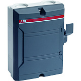 BW340 TPN Выключатель 3-х полюсный 40А в боксе IP65, управление сбоку ABB