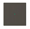 SR-1-95 Клавиша одинарная free@home, Basic 55, ch?teau-black ABB. Вид 1.