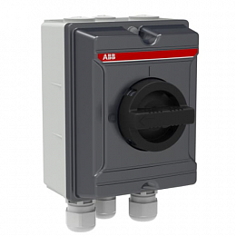 OKA25S4G Рубильник 4-полюсный, 20А, 380-418ВАС (в боксе) ABB. Вид 1