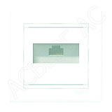 Розетка RJ 45 8 конт (НА ВИНТАХ) Cat 5e (белый) Valena  Legrand