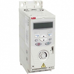 ACS150-03E-04A1-4 Преобразователь частоты 1.5 кВт, 380В, 3 фазы, IP20 (с панелью управления) ABB. Вид 1