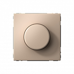 Светорегулятор повор-нажим, LED, RC, 400Вт, механизм (песочный) ARTGALLERY Systeme Electric. Вид 1