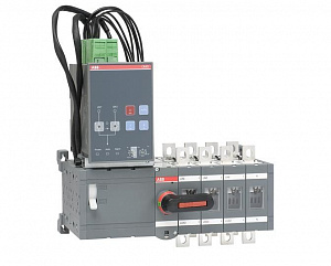 OTM160E4C2D230C Реверс. рубильник 4-пол. 160А с блоком АВР OMD200 ABB. Вид 1