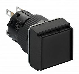Кнопка с пруж. возвр.,черн., xb6eca21p Schneider Electric. Вид 1