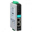 1-портовый преобразователь DF1 (1 x RS-232/422) в EtherNet/IP, с изоляцией 2 кВ, -40...+75С MOXA. Вид 1.