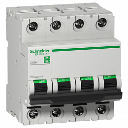 Автоматический выключатель C60H 4-полюсный 32A B Schneider Electric. Вид 1