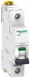 iC60L 1P 25А Автоматический выключатель 1-полюсный, 25А, 15кА (хар-ка С) Schneider Electric. Вид 1