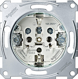 Розетка shuko 16А винтовые зажимы,qf Merten Schneider Electric. Вид 1