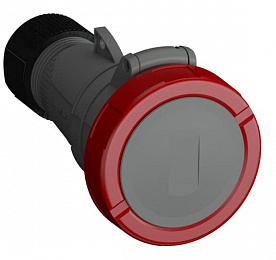 Розетка кабельная easy&safe 332ec3w, 32а, 3p+e, ip67, 3ч ABB. Вид 1