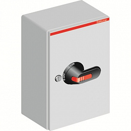 Рубильник в боксе OTL100B3U до 100A 3-полюсный, нет фланца ABB. Вид 1