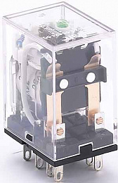 Промежуточное реле 24B DC 2ПК (5А) DEKraft. Вид 1