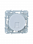 Розетка RJ45 infraplus, неэкранированный кабель, кат.6е (белый) Odace Schneider Electric. Вид 1.