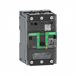 NSXm100F 3P TMD BUSBAR 100 Автоматический выключатель 3-полюсный, 100А,36kA Schneider Electric. Вид 1